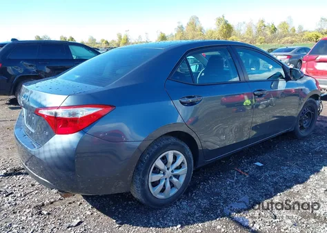 2016 Toyota Corolla Le из США, поврежденный, VIN 2T1BURHE4GC554935